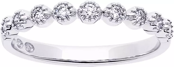 Festive valkokultainen Anna timanttisormus 14-559-018 - Timanttisormukset Festive - 14-559-018-VK-140 - 1