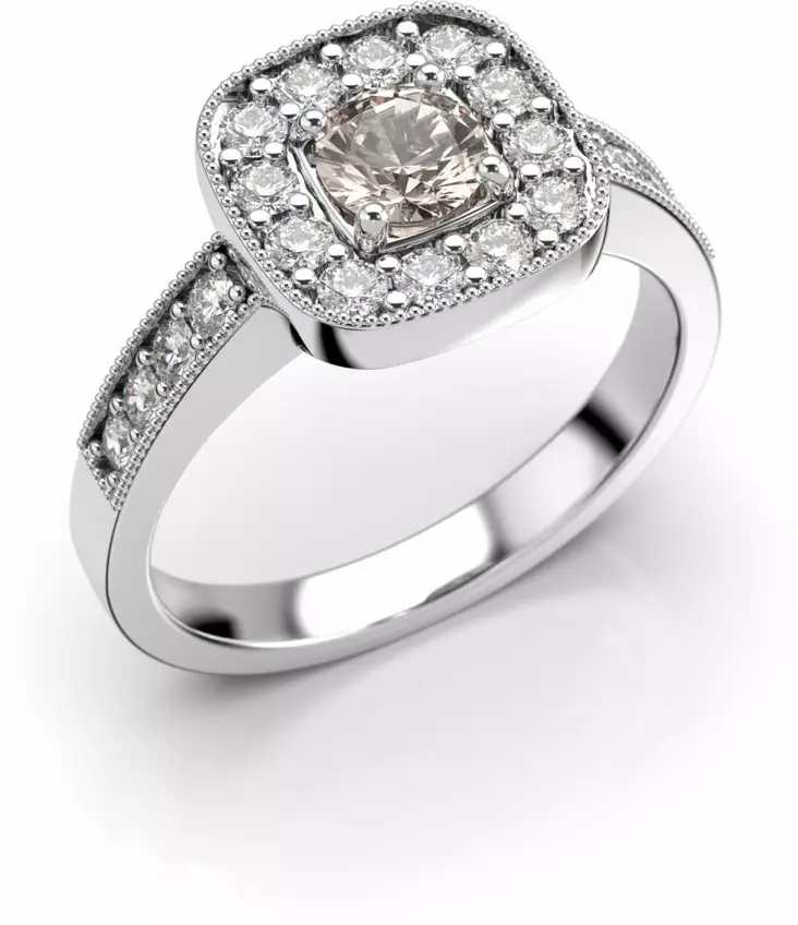 Festive Jane Morganiitti timanttisormus 504-070M-VK - Timanttisormukset Festive - 14-504-070M-VK-140 - 1