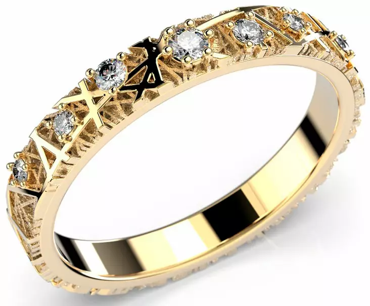 Festive Routa timanttisormus 612-011_KK - Kihlasormukset - 612-011-KK-150 - 1