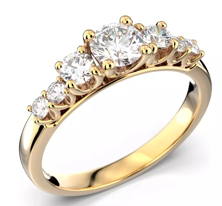 Festive Solina timanttisormus - Timanttisormukset Festive - 14-469-074-140 - 1