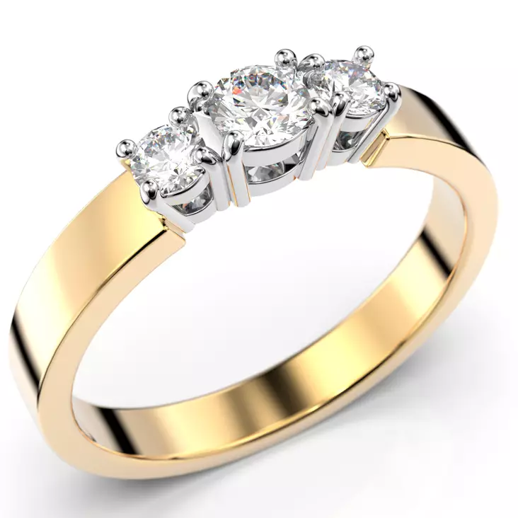 Festive Taylor Trilogy timanttisormus 14-428-025 - Timanttisormukset Festive - 14-428-025-140 - 1