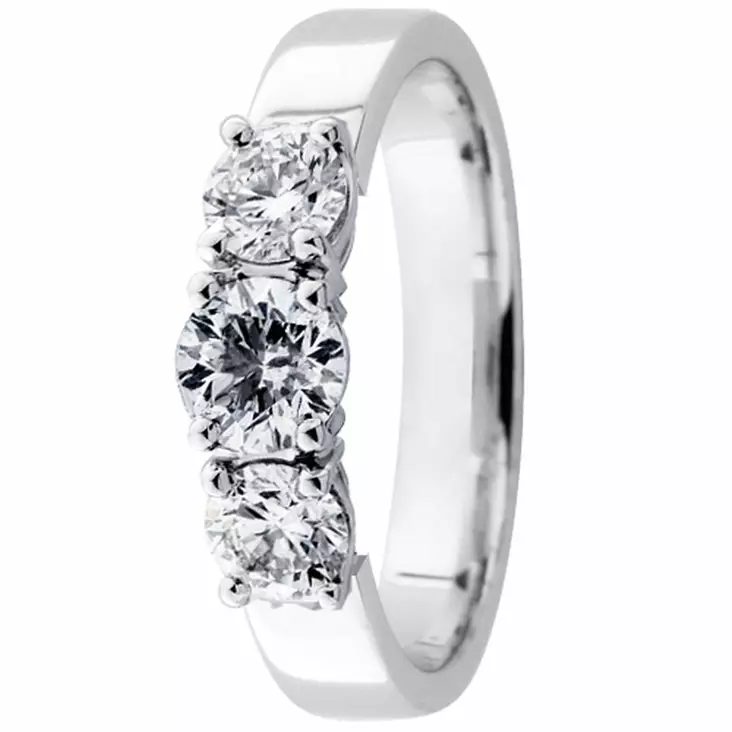 Festive Trilogy Trend timanttisormus 14-445-100FL-VK - Timanttisormukset Festive - 14-445-100FL-VK140 - 1