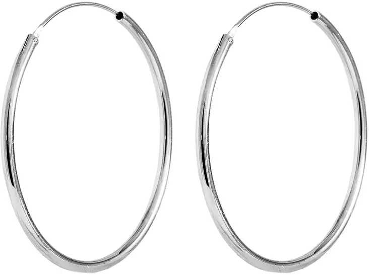 korvarenkaat - Hopeiset korvakorut - CKK110 - 1