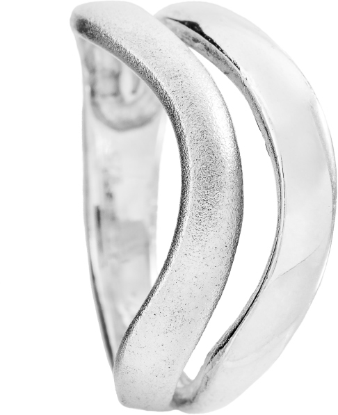 Hopeinen Aalto sormus - Hopeiset sormukset - D11187-160 - 1