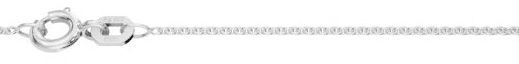 Hopeinen ankkuriketju KFB030R- - Hopeiset riipusketjut - KFB030R-60 - 1
