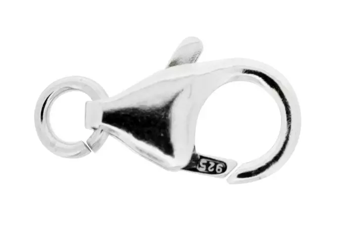 Hopeinen papukaijalukko - Korujen varaosat - 132630 - 1