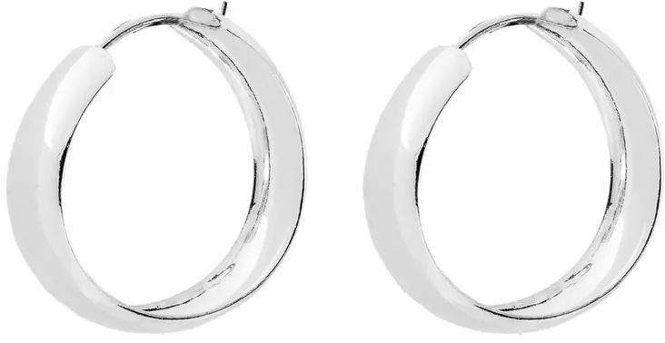 Hopeiset korvarenkaat 5 x 15 mm - Hopeiset korvakorut - H3010 - 1