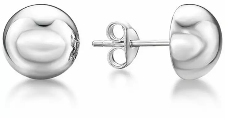 Hopeiset puolipallokorvakorut C10760 - Hopeiset korvakorut - C10760 - 1