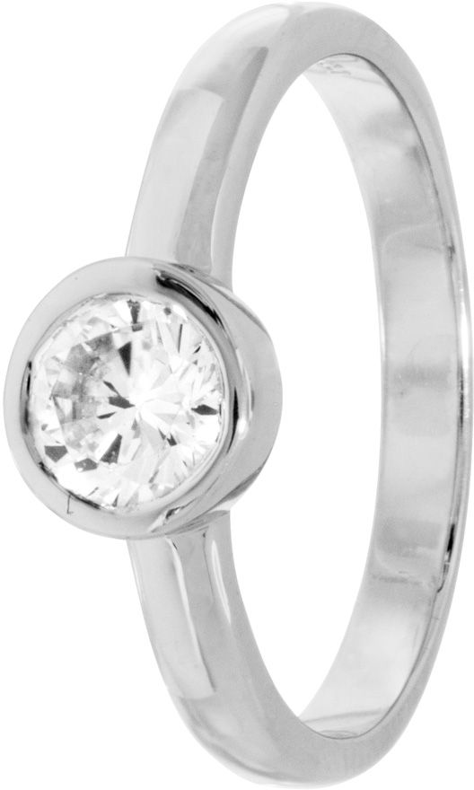 Imperia zirkonsormus 5mm - Hopeiset sormukset - CR70904-160 - 1