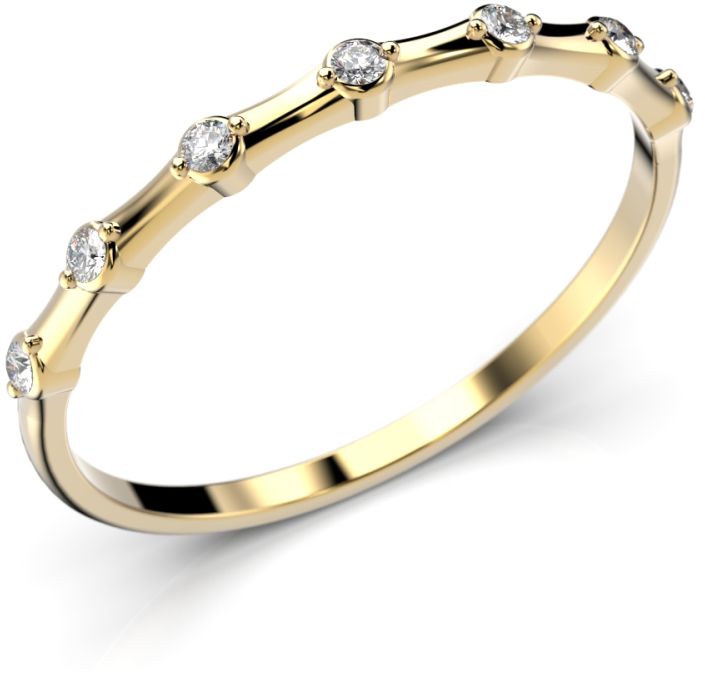 Festive Isla timanttisormus, keltakulta 645-007-KK - Timanttisormukset Festive - 14-645-007-KK-140 - 1