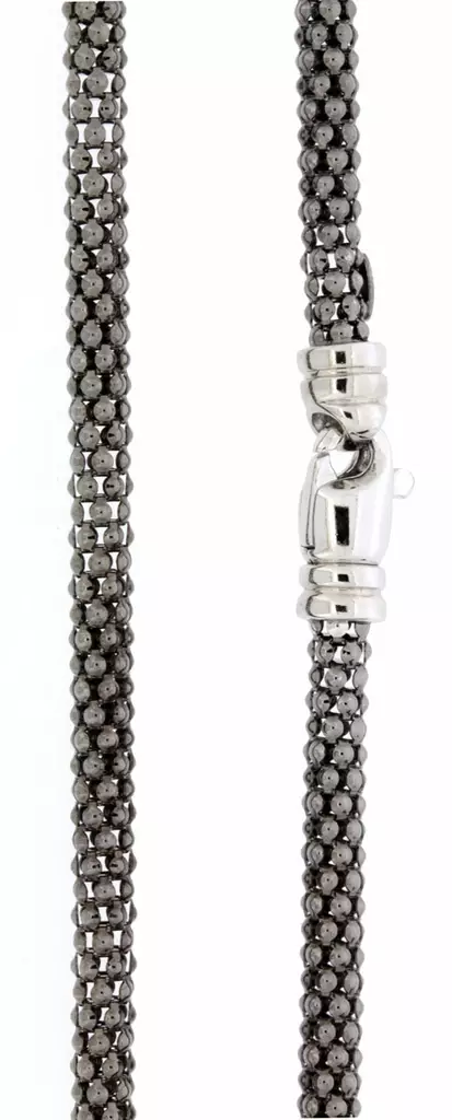 Hopeinen rannekoru Spiga Black 19 - Hopeiset rannekorut - JE149-190 - 1