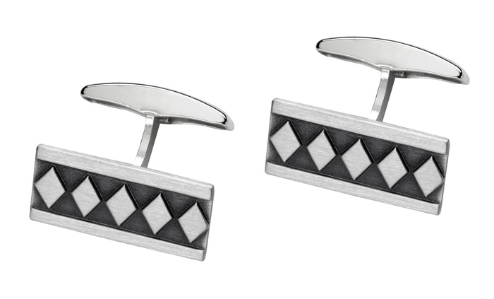 Hopeiset kalvosinnapit Jussi-kuviolla - Kalvosinnapit - 464700000 - 1