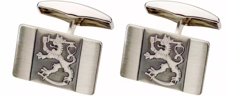 Suomileijona kalvosinnapit, hopeaa 462800000 - Isänpäivä lahjaideat - 462800000 - 1