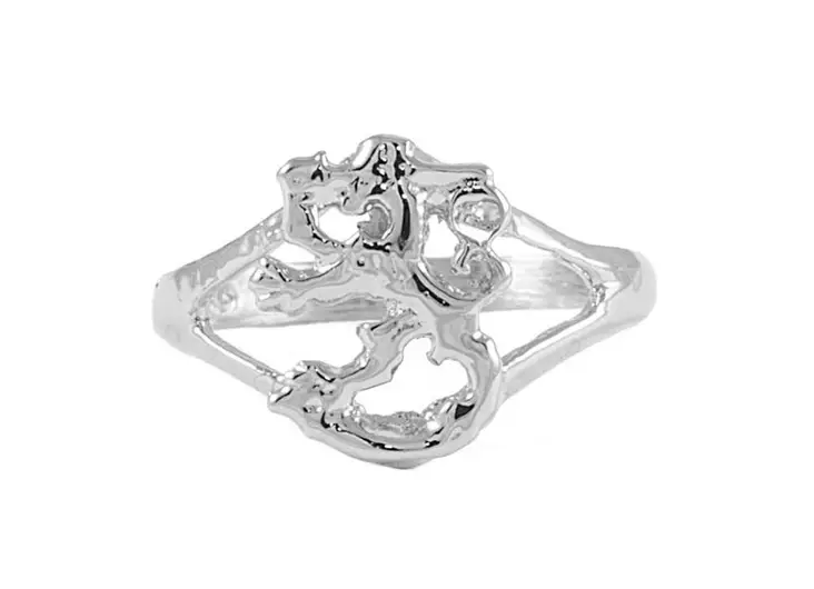 Hopeinen Kastesormus suomileijona TK120 - Suomi Finland - TK120 - 2