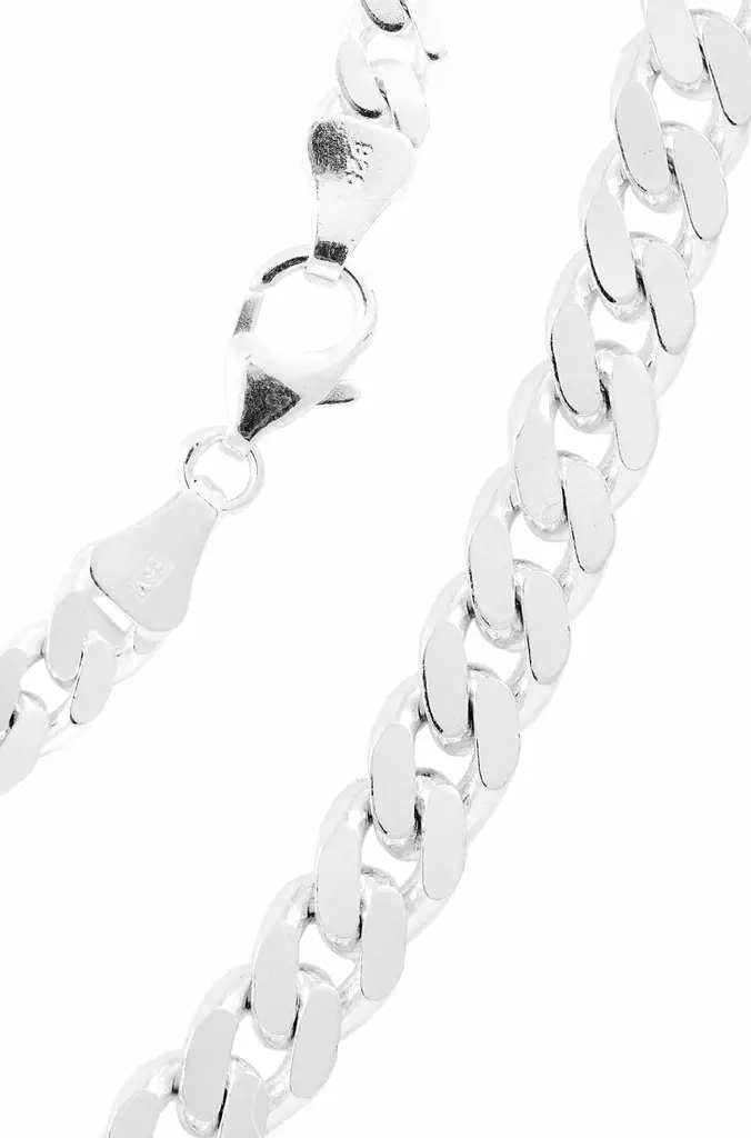 Hopeinen panssariketju 6mm - Kaulakorut ja riipukset - 11181-50 - 1