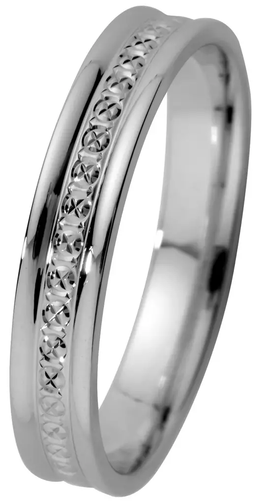 Kohinoor valkokulta kihlasormus 003-120 - Super outlet - kihlasormukset - 003-120-160 - 1