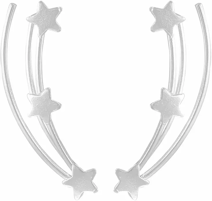 Kiipij=C3=A4 Korvakorut Star 3 Y2780 - Hopeiset korvakorut - Y2780 - 1