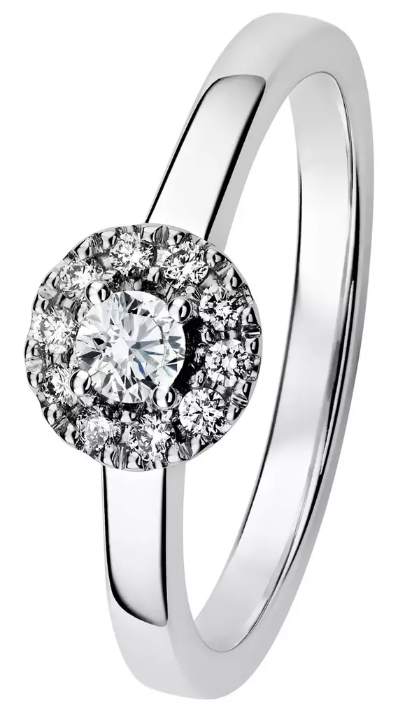 Kohinoor Valerie timanttisormus 033-265V-20 - Timanttisormukset Kohinoor - 033-265V-20-160 - 1