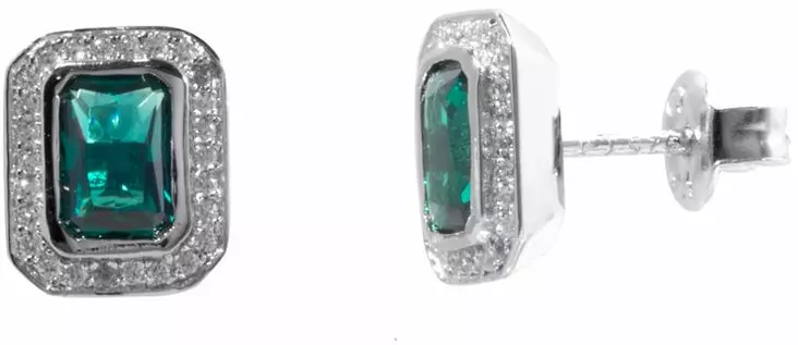 Korvakoru Smaragdi CKK210 - Hopeiset kaulakorut - CKK210 - 1