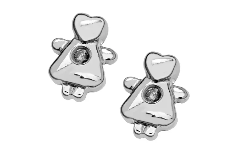 Korvakorut tytt=C3=B6 CZ 5850 06 000 - Hopeiset korvakorut - 585006000 - 1