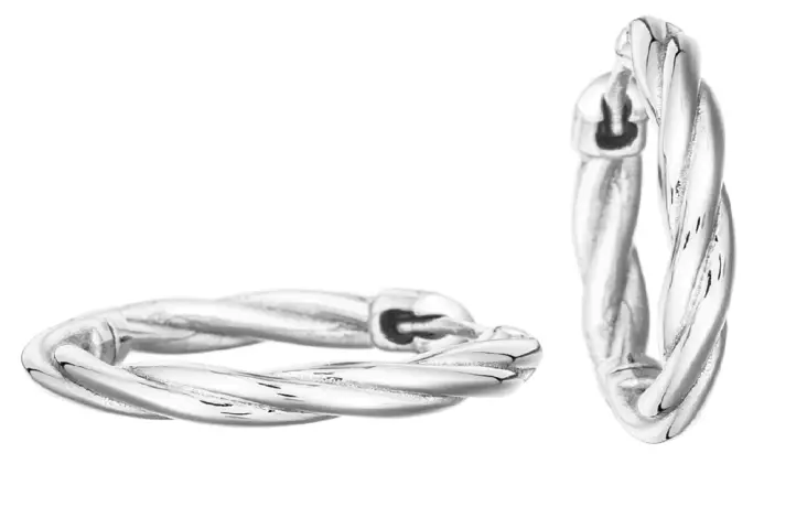 Korvarenkaat H280030 - Hopeiset korvakorut - H280030 - 1