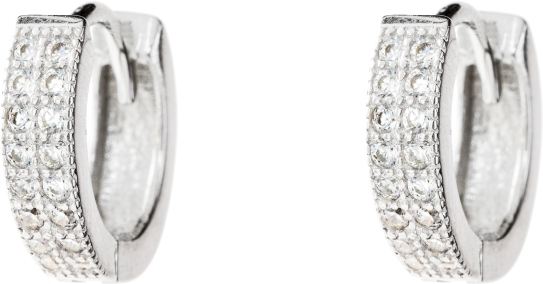 Korvarenkaat Zirkoneilla ST548106000 - Hopeiset korvakorut - 548106000 - 1