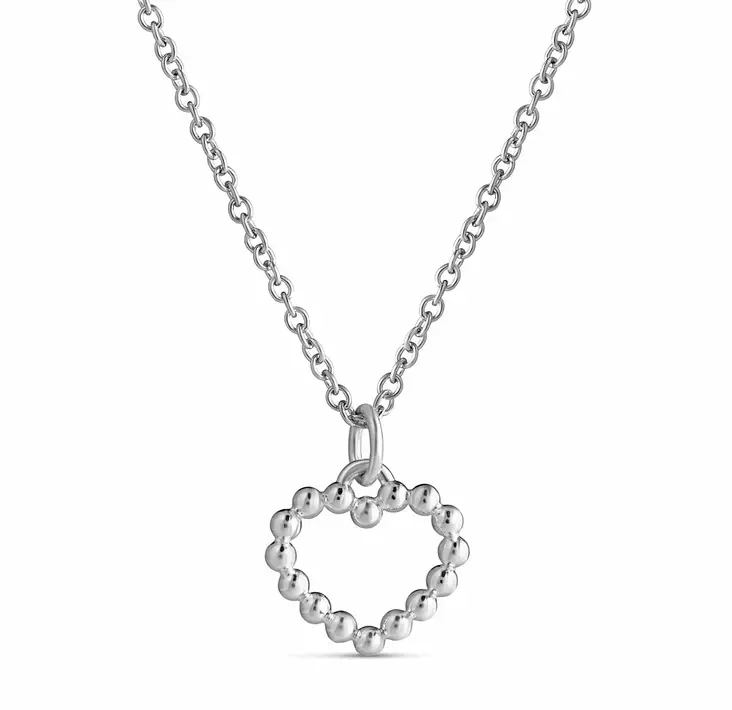 Lempikoru Helmikki syd=C3=A4nriipus 3208500450 - Hopeiset kaulakorut - 3208500450 - 1