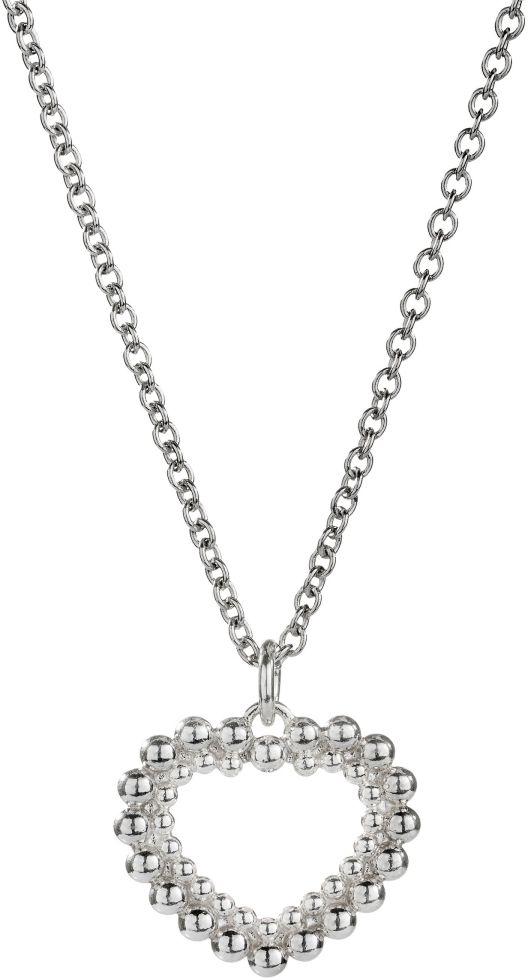 Lempikoru Helmikki syd=C3=A4nriipus 3208100450 - Hopeiset kaulakorut - 3208100450 - 1