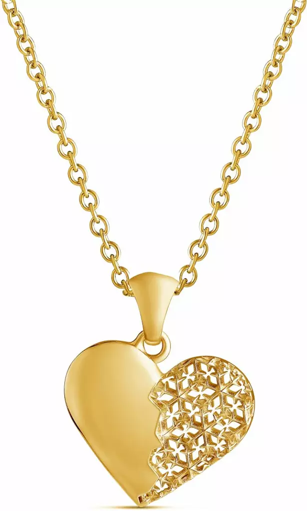 Lempikoru J=C3=A4=C3=A4syd=C3=A4n riipus, pieni kullattu 5221100500 - Hopeiset riipukset - 5221100500 - 1