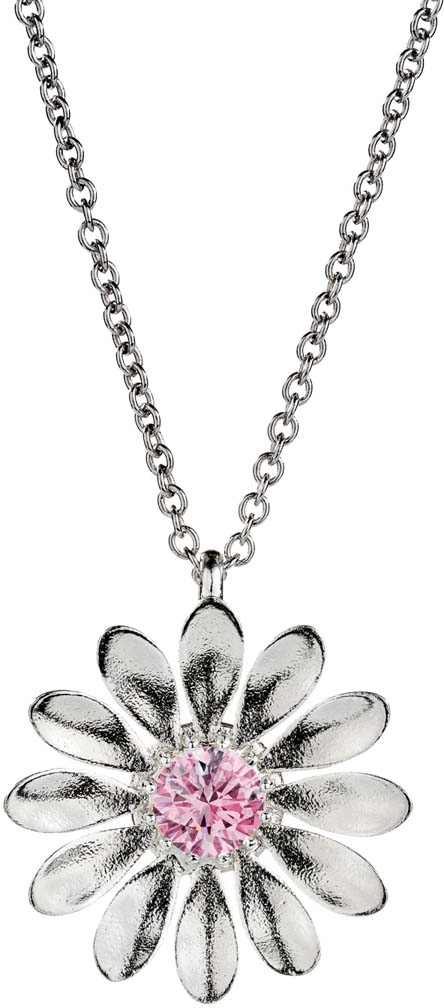 Lempikoru Kukkanen iso riipus, Pinkki - Hopeiset kaulakorut - 3207506450 - 1