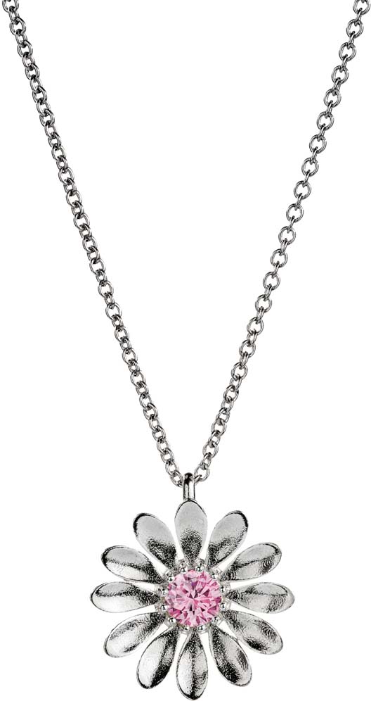 Lempikoru Kukkanen riipus, pinkki - Hopeiset kaulakorut - 3207606450 - 1