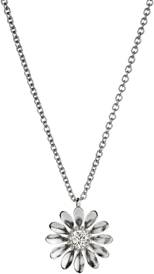 Lempikoru Kukkanen riipus kirkkaalla zirkonilla (cz) 3207401450 - Hopeiset kaulakorut - 3207401450 - 1