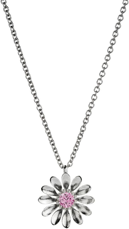 Lempikoru Kukkanen riipus pinkill=C3=A4 zirkonilla (cz) 3207406450 - Hopeiset kaulakorut - 3207406450 - 1