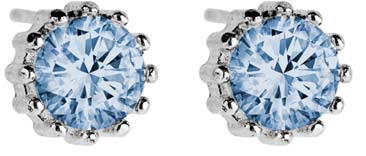 Lempikoru Kukkanen tappikorvakorut, Sininen - Hopeiset korvakorut - 3307609000 - 1