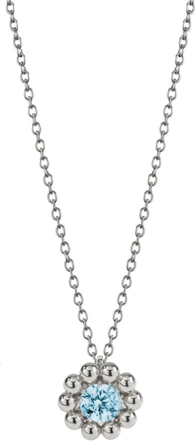 Lumoava Daisy riipus sinisell=C3=A4 zirkonilla L56228140000 - Hopeiset riipukset - L56228140000 - 1