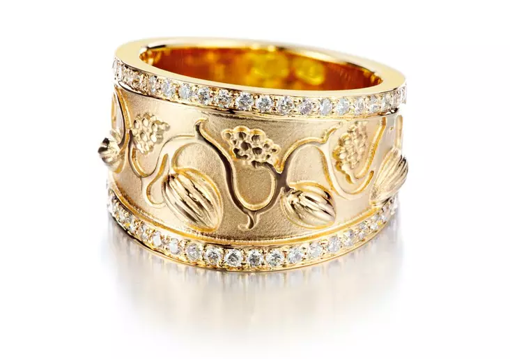 Lumoava Eden sormus keltakulta - Kultaiset sormukset - 724530160 - 1