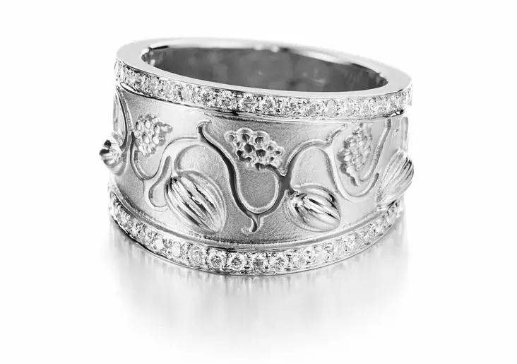 Lumoava Eden sormus valkokulta - Kultaiset sormukset - 824530160 - 1