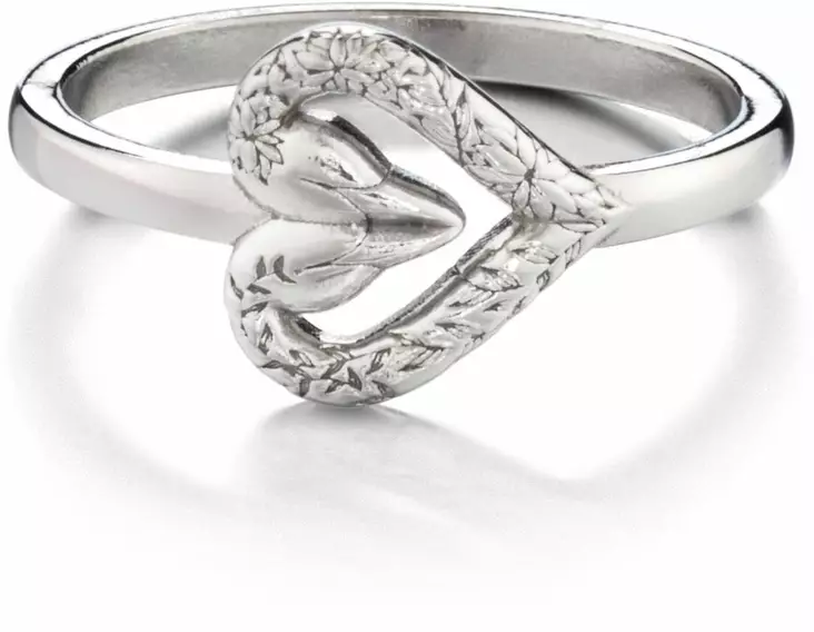 Lumoava Joutsenet sormus - Hopeiset sormukset - L52230800150 - 1