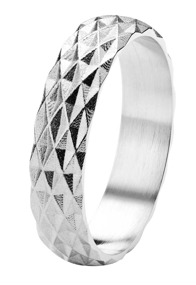 Mallisormus Kohinoor Rytmi, Ruutu 632V - Hopeiset sormukset - H-632V-200 - 1