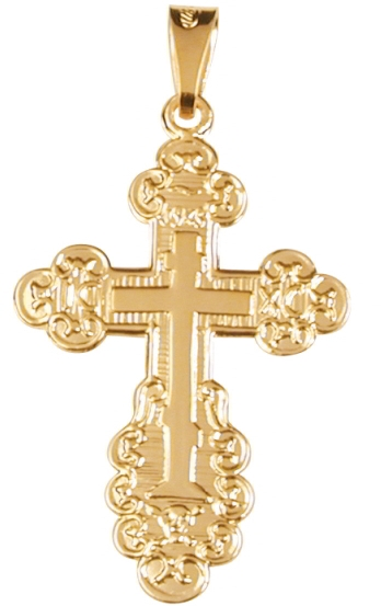 Hieno kultainen risti - Rippiristi kulta - 706000000 - 1