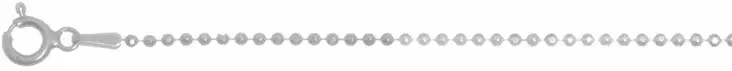 Palloketju tim.hionta 1,5mm 150-8D- - Hopeiset kaulakorut - 150-8D-70 - 1