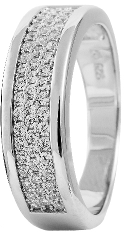 Patricia zirkonisormus CR70006 - Hopeiset sormukset - CR70006-180 - 1