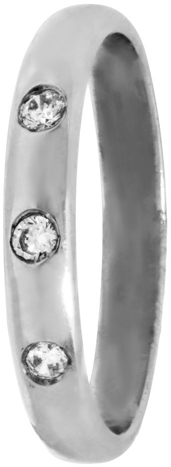 R395-01B Hopeasormus kolmella zirkonilla - Hopeiset sormukset - R395-01B-150 - 1