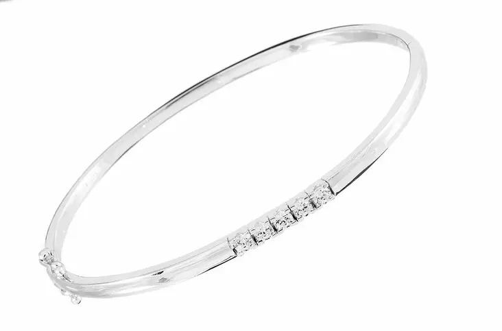 Rannerengas zirkoneilla C10208-60 - Hopeiset rannekorut - C10208-60 - 1