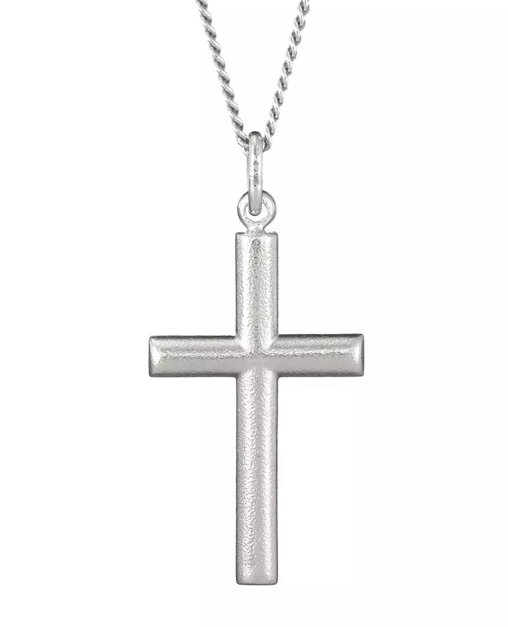 Hopeinen rippiristi SA505110000 l=C3=A4hikuva - Rippiristi hopea - SA505110000 - 1