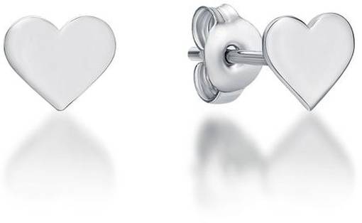 Sydänkorvakorut CKK30 - Hopeiset korvakorut - CKK30 - 1