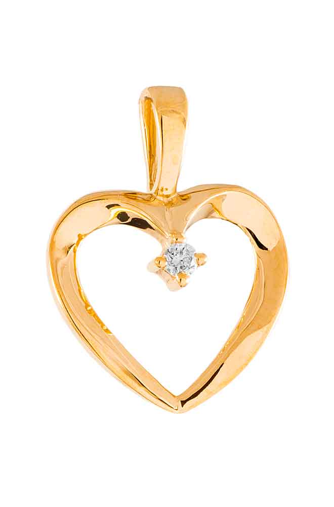 Kultainen syd=C3=A4nriipus C61-1250 - Ystävänpäivä - C61-1250 - 1