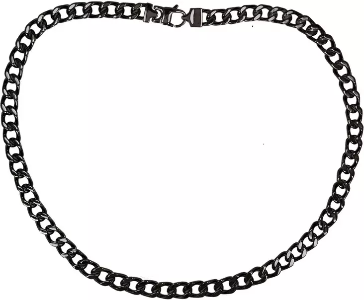 Teräskaula musta 50cm 10mm 183449-50 - Teräksiset kaulakorut - 183449-50 - 1