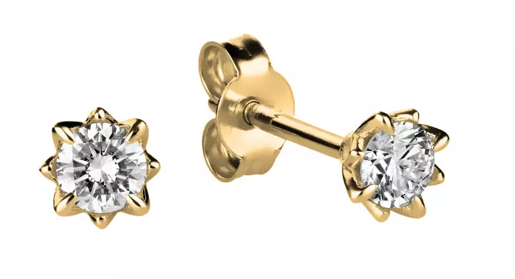 Timanttikorvakorut Rosa - Timanttikorvakorut - 143-260-20 - 1