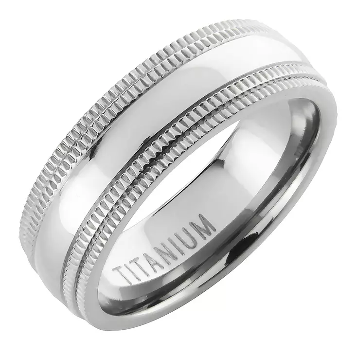 Titaanisormus R-1820-6 - Super outlet - kihlasormukset - R-1820-6-160 - 1